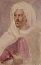 Portrait of an Arab. Creator: William Allan.
