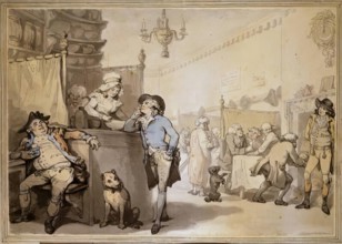 The Coffee House, c1790. Creator: Thomas Rowlandson.