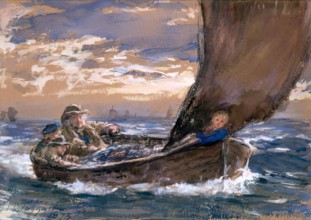 In Father's Boat, 1873. Creator: William McTaggart.