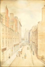 Shiprow And Castlegate Market, Aberdeen, c1900s. Creator: Alexander J Murray.