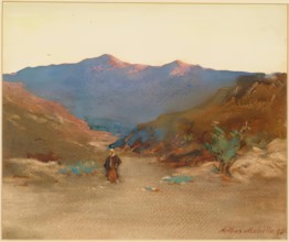 Sunset in Morocco, 1895. Creator: Arthur Melville.