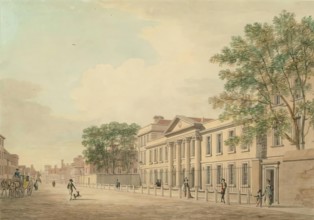 Emmanuel College, Cambridge, 1799. Creator: Thomas Malton II.