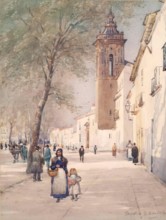A Street in Seville, 1900-1924. Creator: Garden Grant Smith.