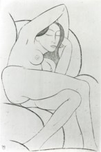 The Sofa, 1925. Creator: Eric Gill.