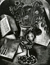 Bouquet, 1927. Creator: Paul Nash.