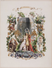 The four main drinks: May wine, 1853. Creator: Adolf Schroedter.