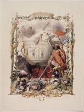 The four main drinks: Punch, 1853. Creator: Adolf Schroedter.