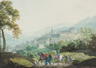 Baden seen from the east side, c1814-1815. Creator: Carl Philipp Fohr.
