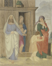 Hagar's Expulsion, c1835. Creator: Philipp Veit.