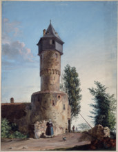 The Galluswarte in Frankfurt am Main. Creator: Anton Radl.