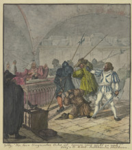 Götz von Berlichingen in the town hall in Heilbronn, c1813-1814. Creator: Carl Philipp Fohr.