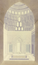 Tomb of Sultan Quaitbay in Cairo, 1830. Creator: Friedrich Maximilian Hessemer.