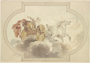 Elias goes heavenwards, c1726. Creator: Jacob de Wit.