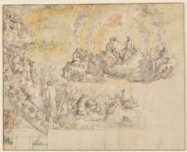 Coronation of Mary in Heaven, c1564-1565. Creator: Federico Zuccaro.