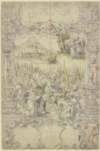 Coronation of Saul by Samuel, 1598. Creator: Hans Jakob Dunz.