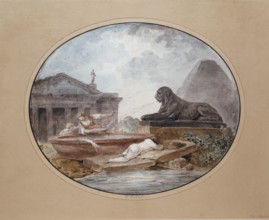 Architectural Capriccio, 1801. Creator: Hubert Robert.