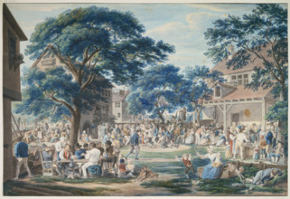 The beginning of the consecration of the church, early-mid 19th century. Creator: Anton Radl.