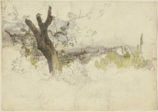 View of Florence from Monte Oliveto, 1830. Creator: Johann Nepomuk Rauch.