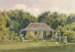 The Garden of Laudaya, 1841. Creator: Jakob Alt.