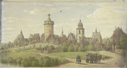 Alsfeld in Upper Hessia, 1900. Creator: Peter Becker.