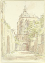 The Werner Chapel in Oberwesel, c1850-1900. Creator: Peter Becker.