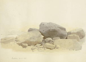 Cairn near Bertrich, 1881. Creator: Carl Theodor Reiffenstein.