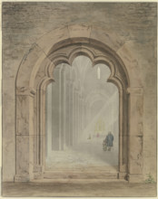 Church portal, 1825. Creator: Friedrich Maximilian Hessemer.