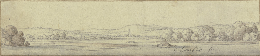 A Donau landscape. Creator: Wenceslaus Hollar.
