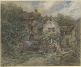 Farm, 1875. Creator: Anton Burger.