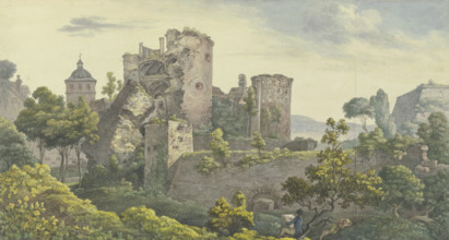 Heidelberg Castle, c1790-1794. Creator: Georg Melchior Kraus.