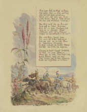 The Rhinegrave turns against a peasant, late 19th century. Creator: Eugen Johann Georg Klimsch.