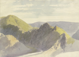 The Ahr Valley near Altenahr, 1858. Creator: Carl Theodor Reiffenstein.