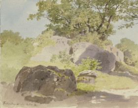 Boulders near Falkenstein, 1877. Creator: Carl Theodor Reiffenstein.
