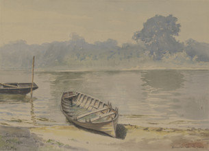 From Hampton Court Park, 1880. Creator: Ernst Morgenstern.