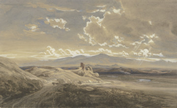 Campagna di Roma, mid-late 19th century. Creator: Eduard Wilhelm Pose.