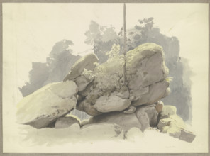 Cairn, 1844. Creator: Carl Theodor Reiffenstein.