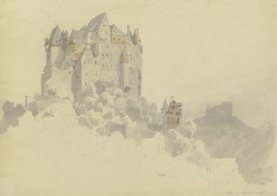 Eltz castle, 1841. Creator: Carl Theodor Reiffenstein.