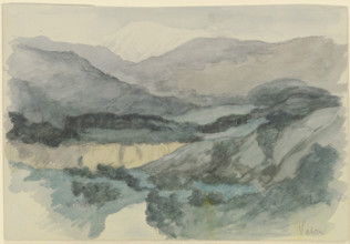 The Earth Pillars by the Schalderer Bach near Vahrn, 1878. Creator: Louis Eysen.