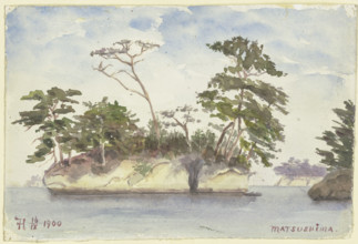 Group of islands off Matsushima, 1900. Creator: Fritz Hauck.
