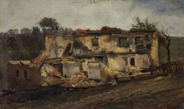 Destroyed House, c1851-1857. Creator: Karl Peter Burnitz.