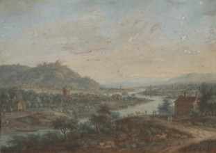 Landscape with the River Main, 18th century. Creator: Jakob Burgi.
