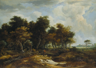 Entrance to a Forest, c1663-1665. Creator: Meindert Hobbema.