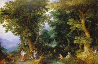 The Mocking of Latona, 1601. Creator: Jan Brueghel the Elder.