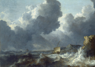 Stormy Sea, (c1643-1644?). Creator: Allart van Everdingen.