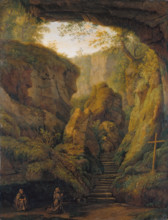 Saint Francis’ Grotto on Monte Verna, 1801. Creator: Jacob Philip Hackert.
