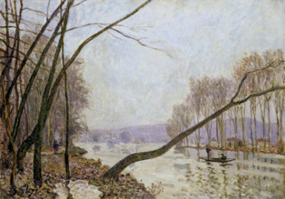 Bank of the Seine in Autumn, 1876. Creator: Alfred Sisley.