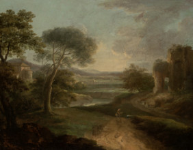 Landscape near Rome, 1741. Creator: Paolo Anesi.
