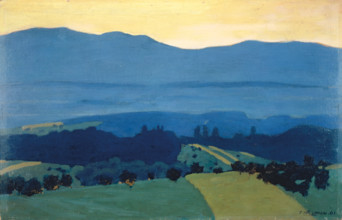 Landscape in the Jura Mountains near Romanel, 1900. Creator: Edouard Vuillard.