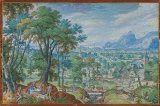 Landscape with Jacob at the Well, 1593. Creator: Hans Bol.