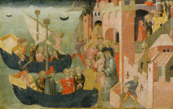 Arrival of Helen in Troy, c1430. Creator: Unknown.